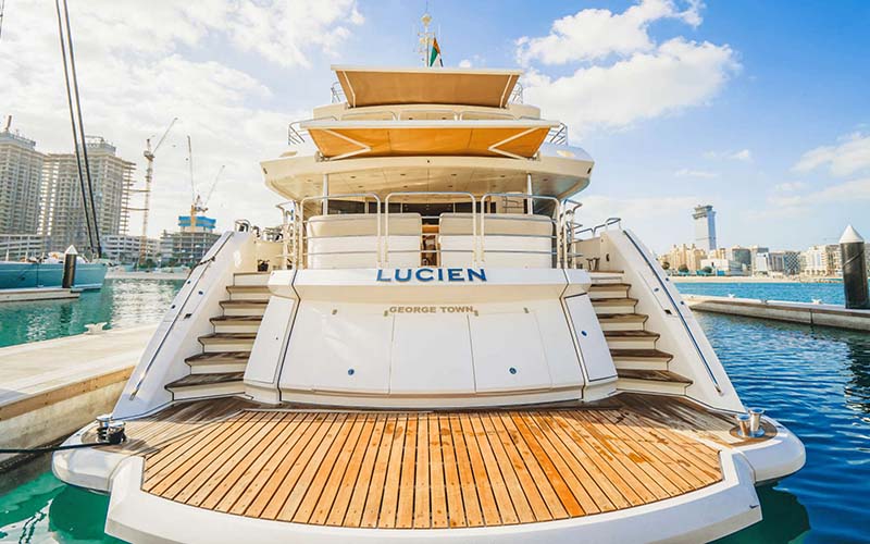 Lucien yacht charter dubai